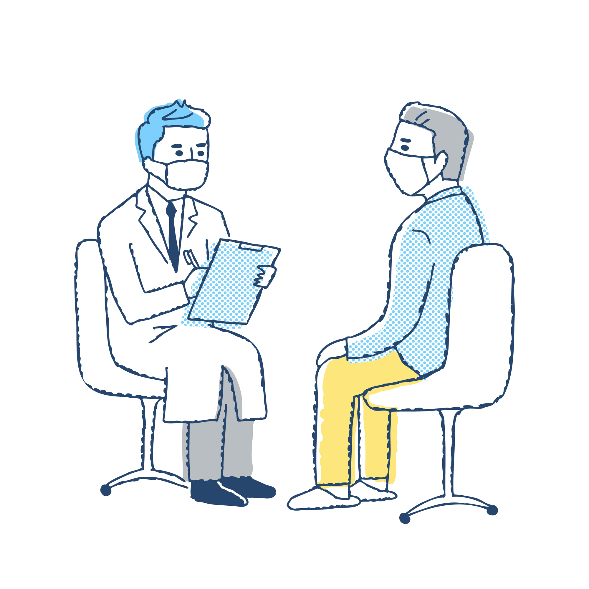 診察する医師のイメージ