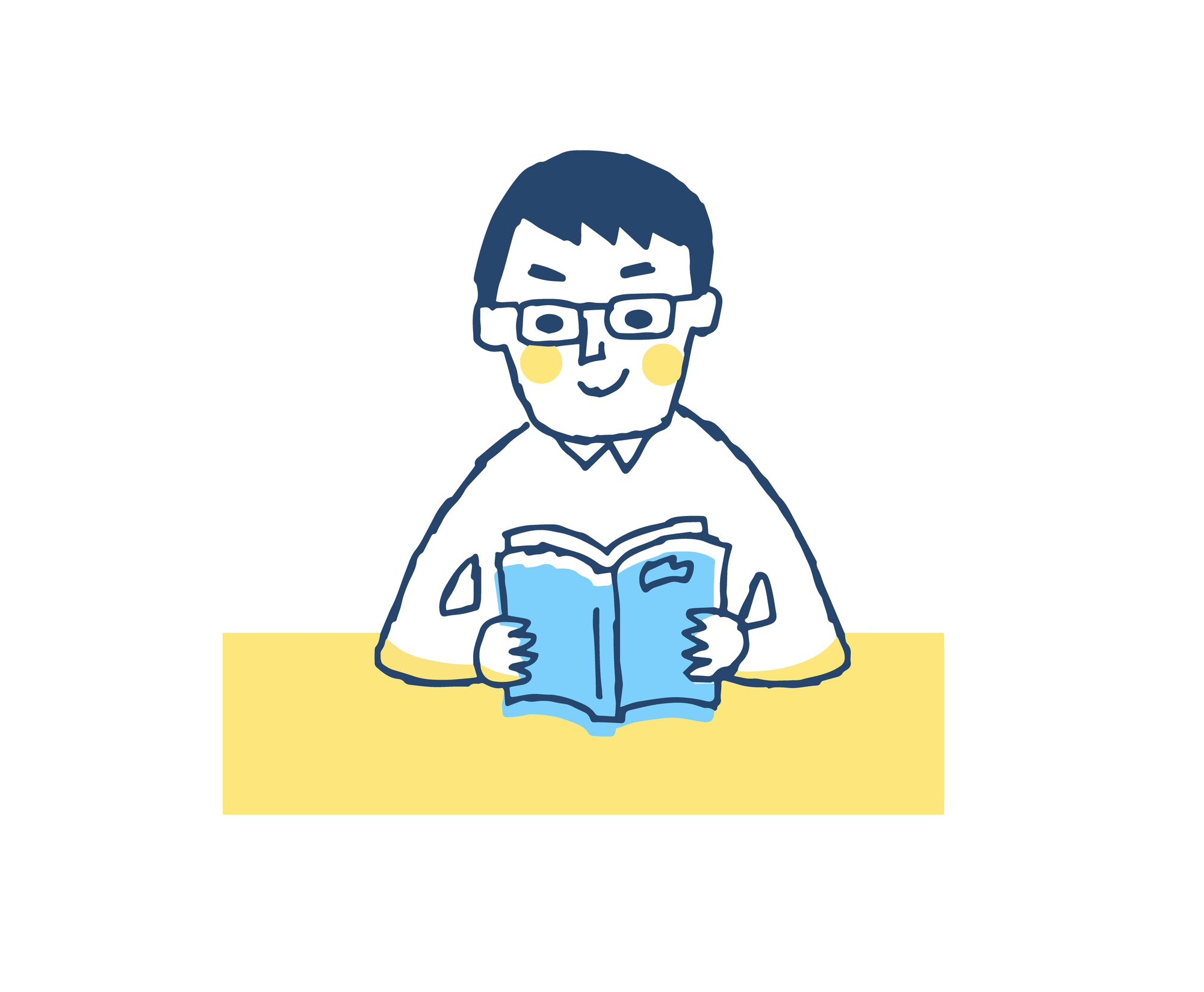 本を読む人のイメージ