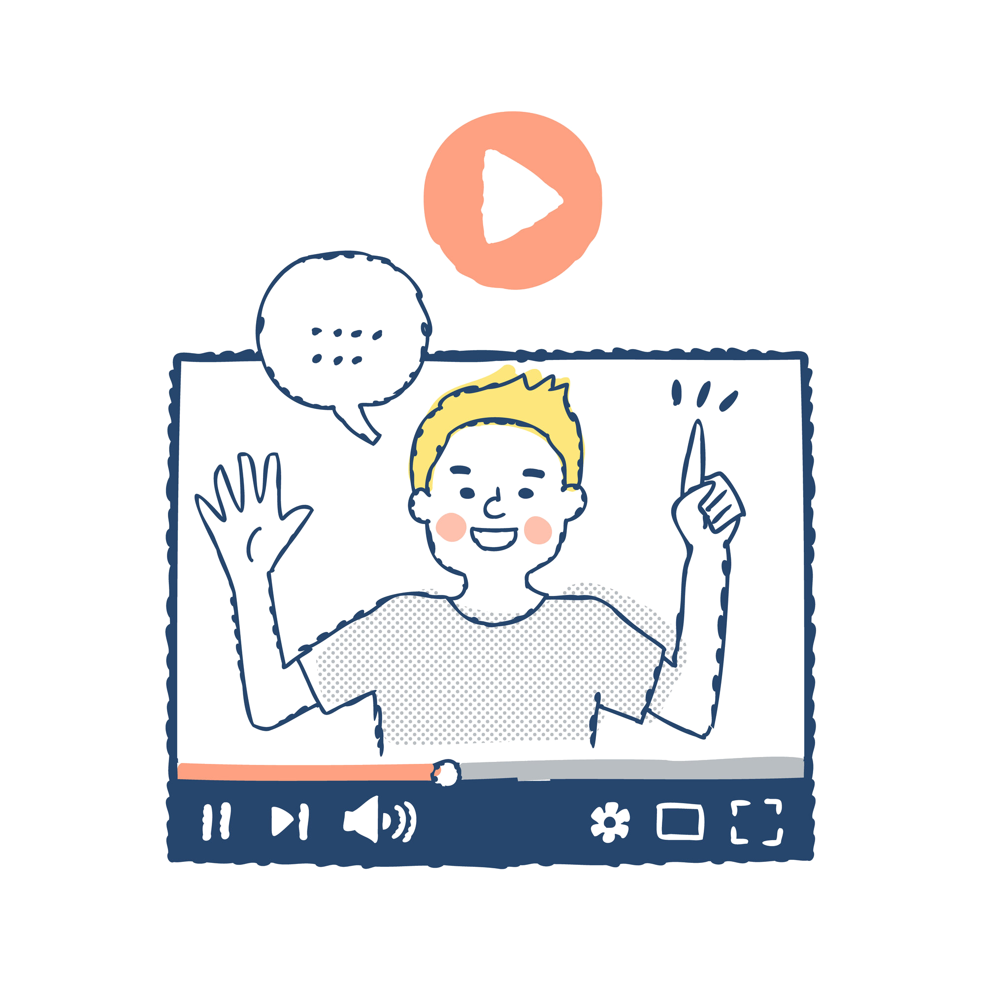 ユーチューバーのイメージ