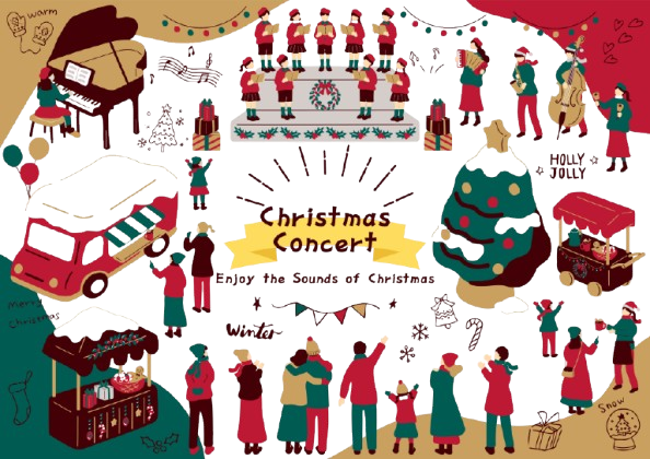 クリスマスコンサートのイメージ クリスマスコンサートのイメージ