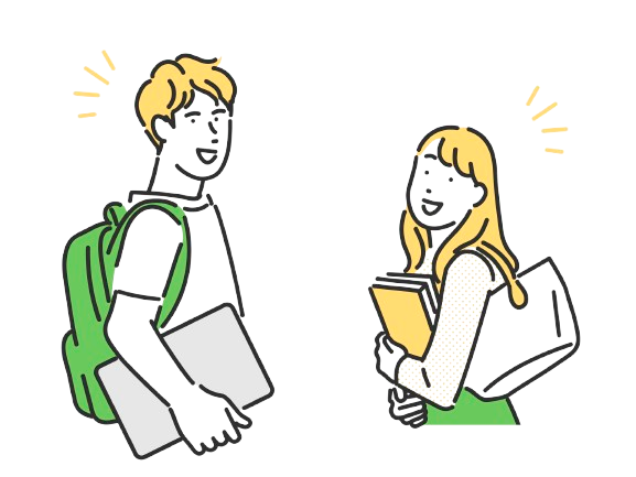 車いすの男の子と男の子のイメージ 車いすの男の子と男の子のイメージ