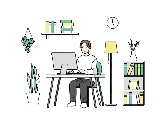 男性の一人暮らしのイメージ