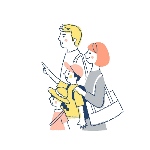 イメージ　家族旅行