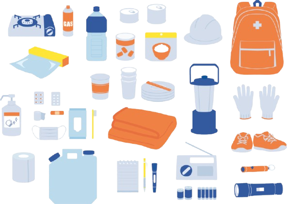 防災グッズのイメージ