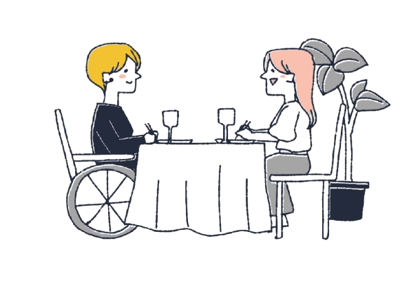 駅員‗車いすのイメージ 駅員‗車いすのイメージ