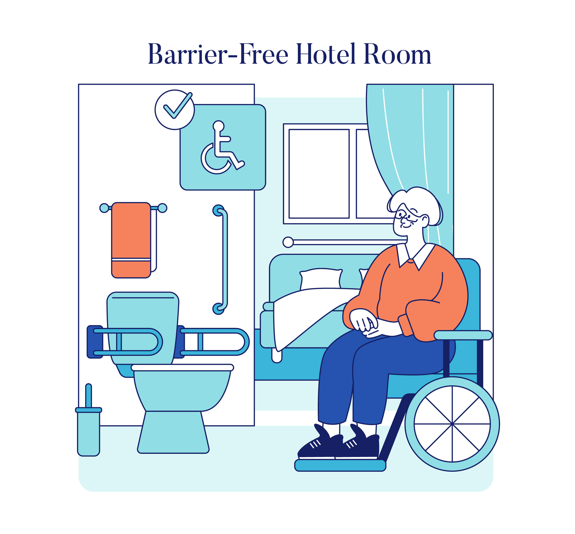 バリアフリーホテルのイメージ