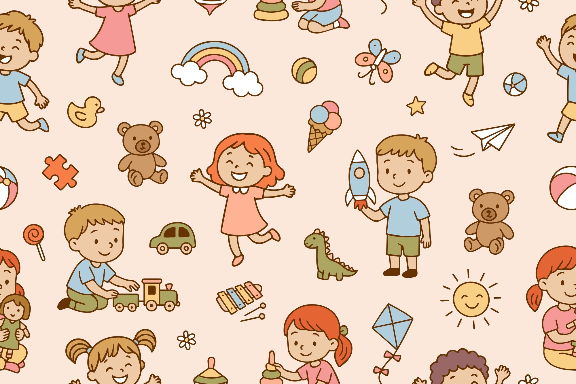 おもちゃと子供のイメージ おもちゃと子供のイメージ