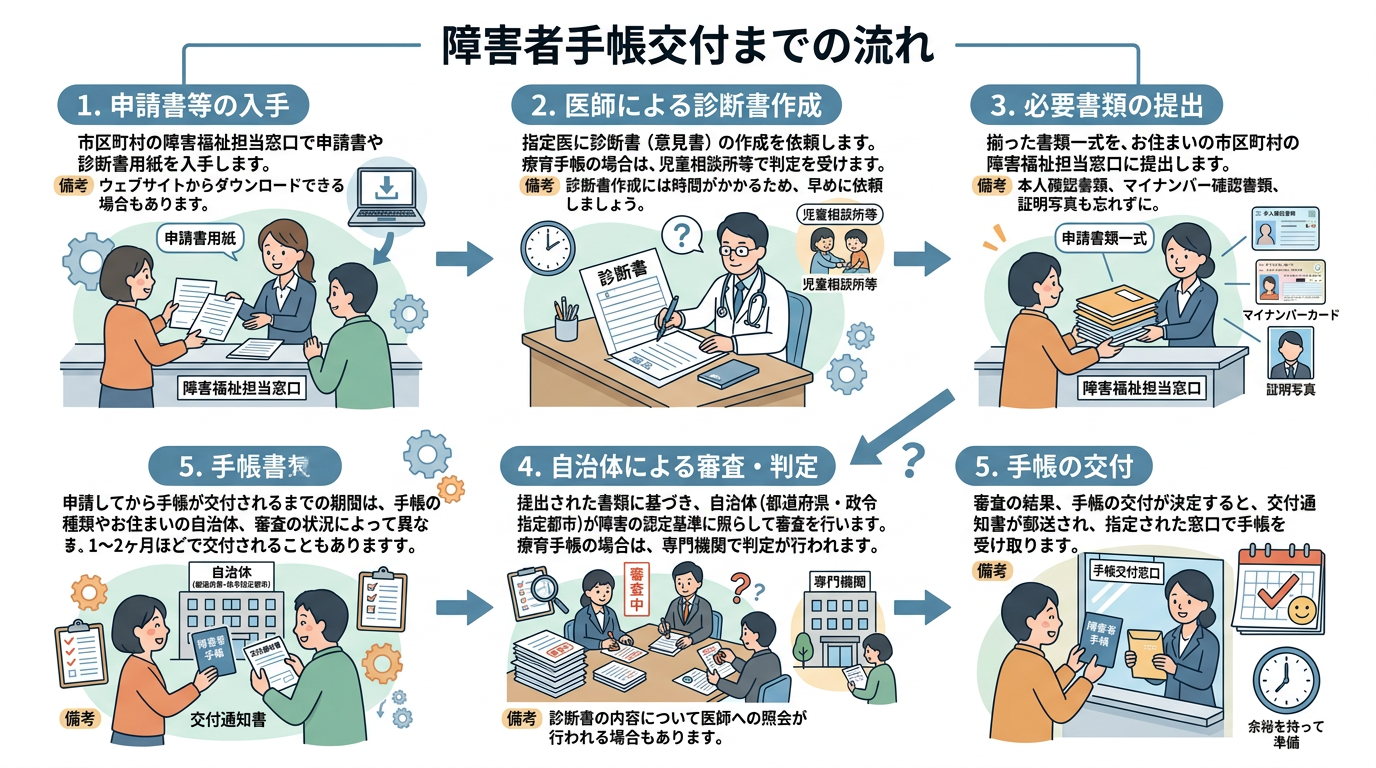 イメージ　障害者手帳 交付