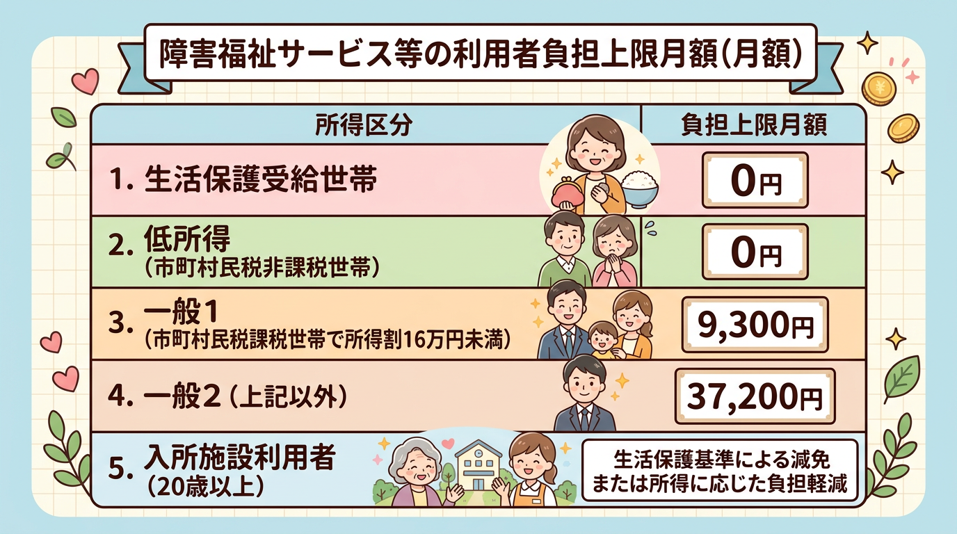 イメージ 負担上限月額 イメージ 負担上限月額