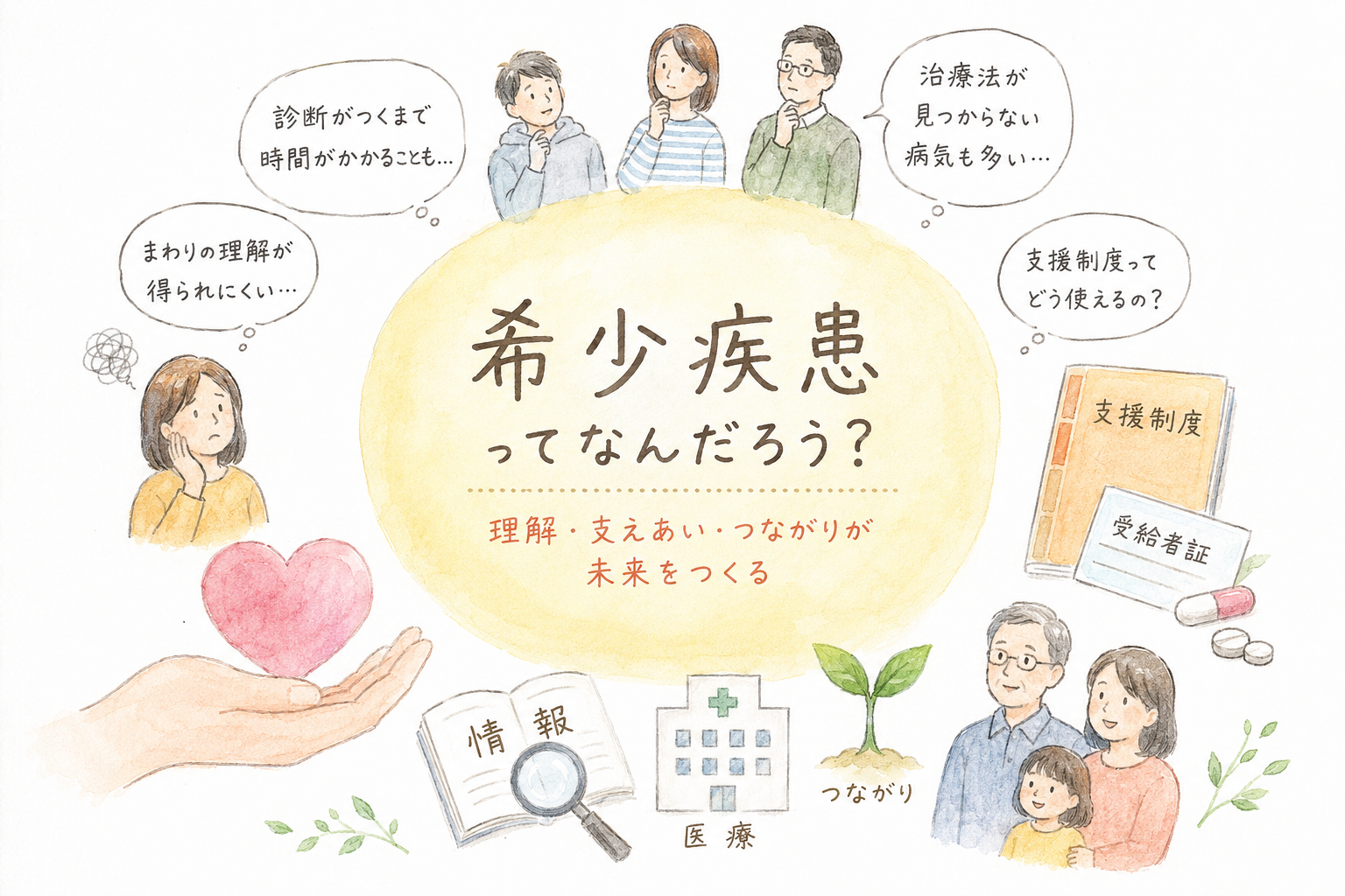 希少疾患のイメージ 希少疾患のイメージ