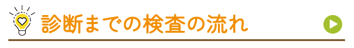 診断までの検査の流れ イメージ